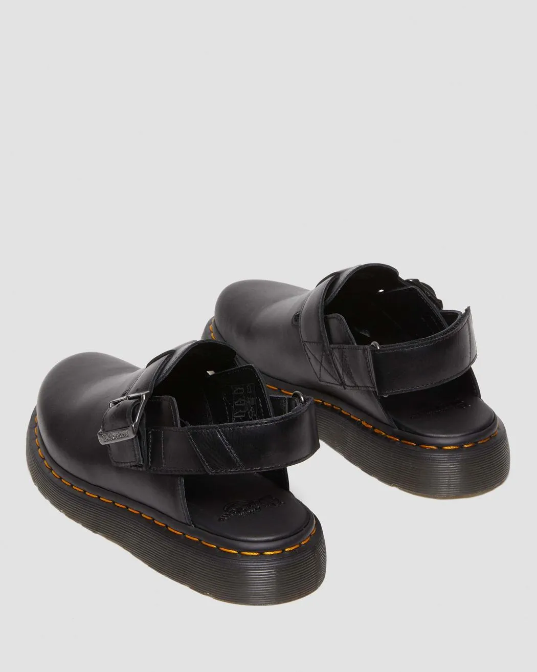 Dr Martens Jorge II Sling Back Sandal Black Brando Leather