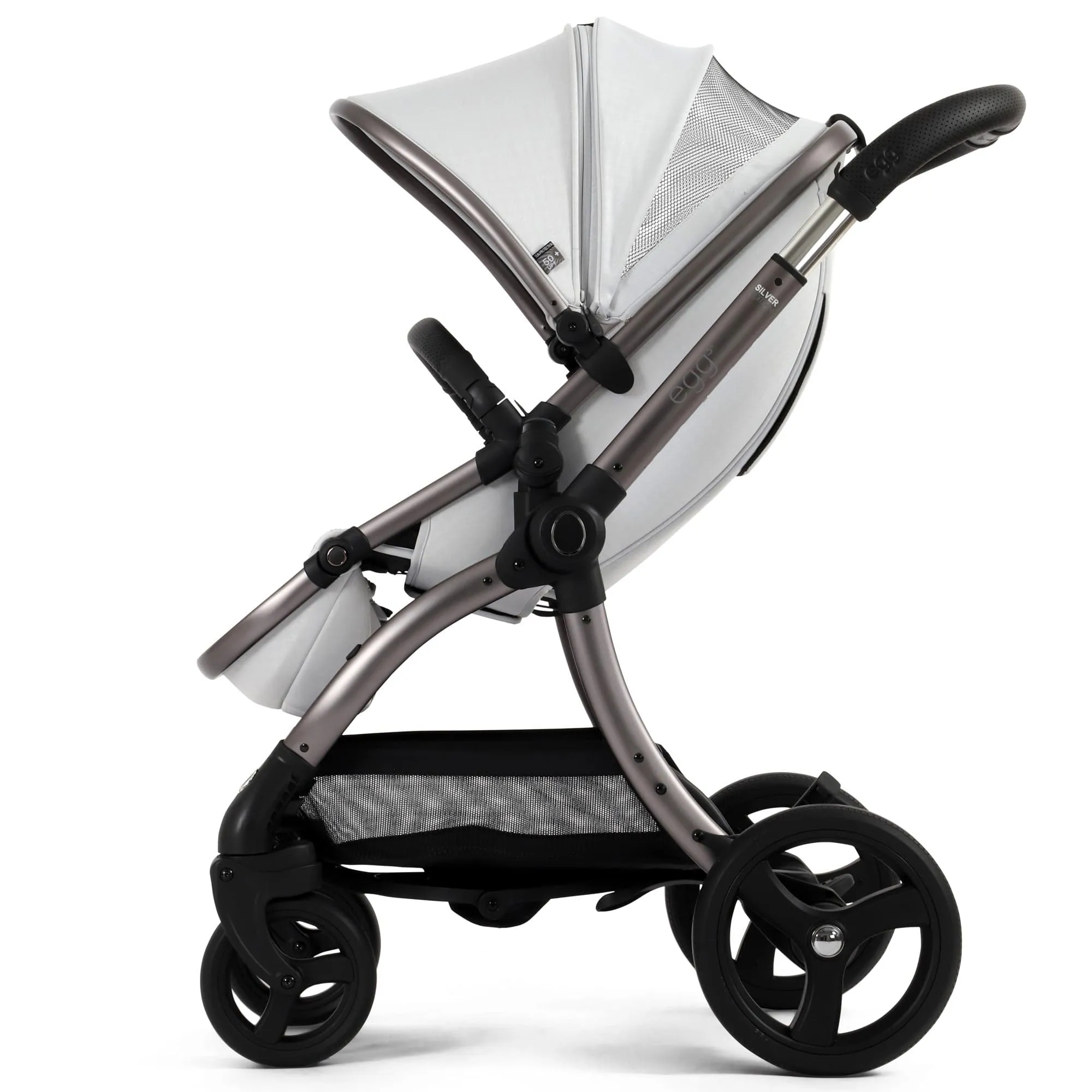 egg3 Luxury Maxi-Cosi Travel System Bundle - Houndstooth Silver