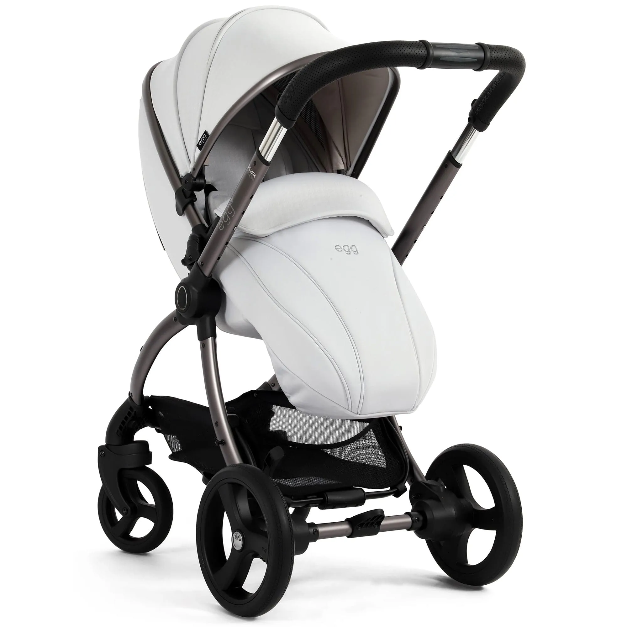 egg3 Luxury Maxi-Cosi Travel System Bundle - Houndstooth Silver