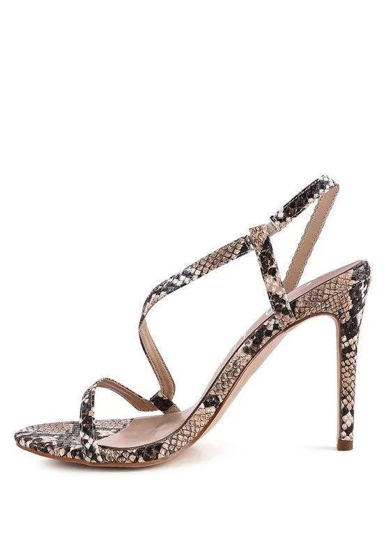 Epoque Heeled Strappy Slingback Sandal