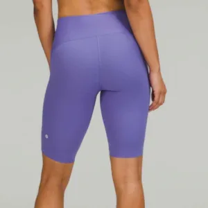EUC Lululemon SenseKnit Running High-Rise Short 10&quot; Charged Indigo Size 6
