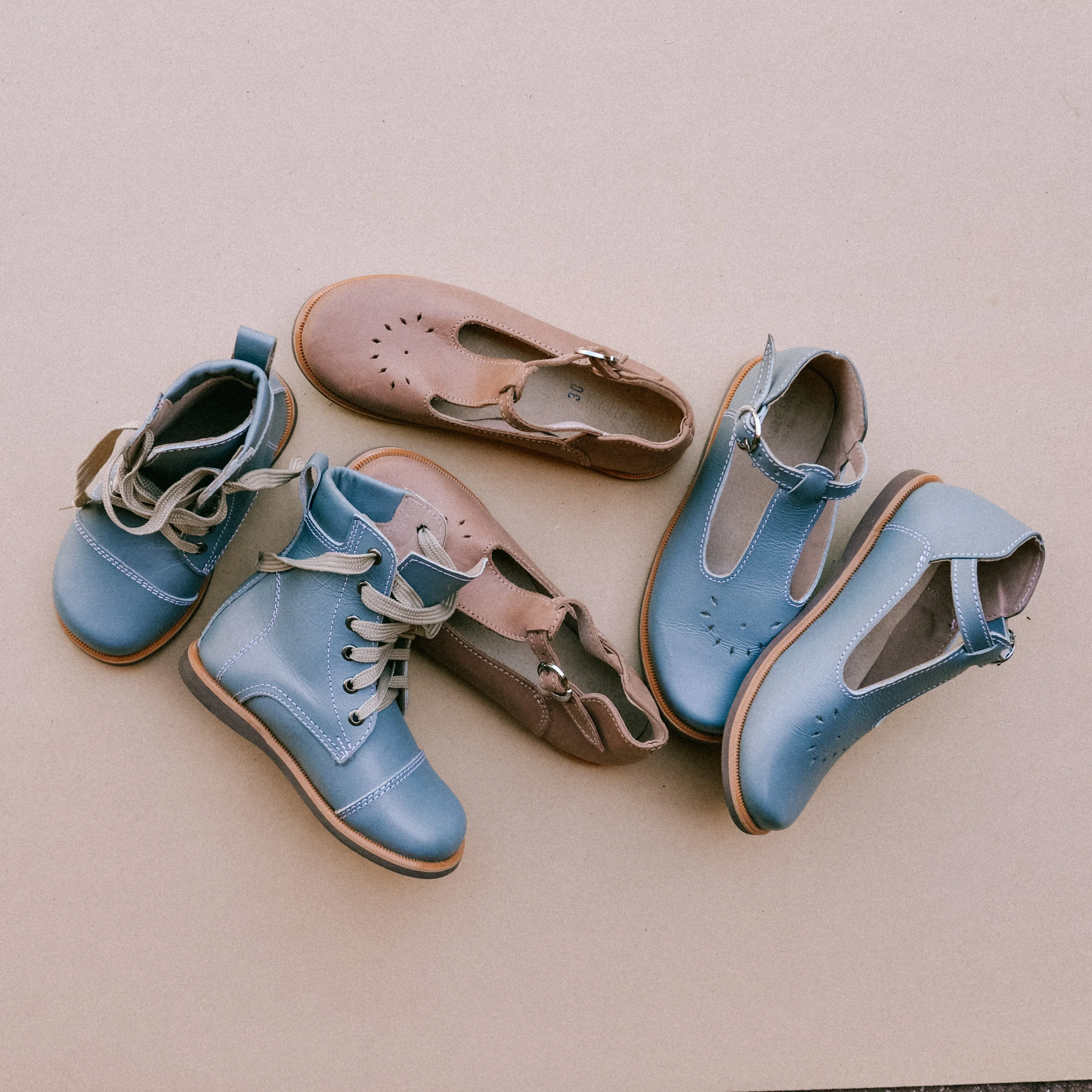 Evie Shoes - Vintage Blue