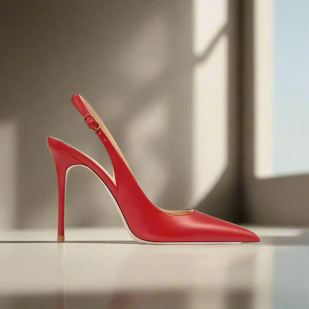 Felicity Matt Red Slingback Sandal