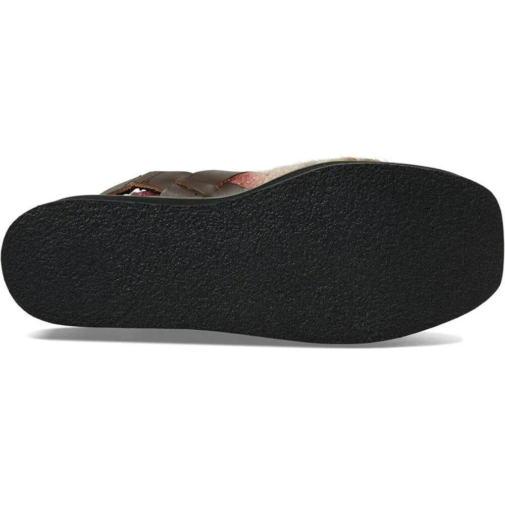 Free People Shoes Astrid Mulberry Mix Platform Mules