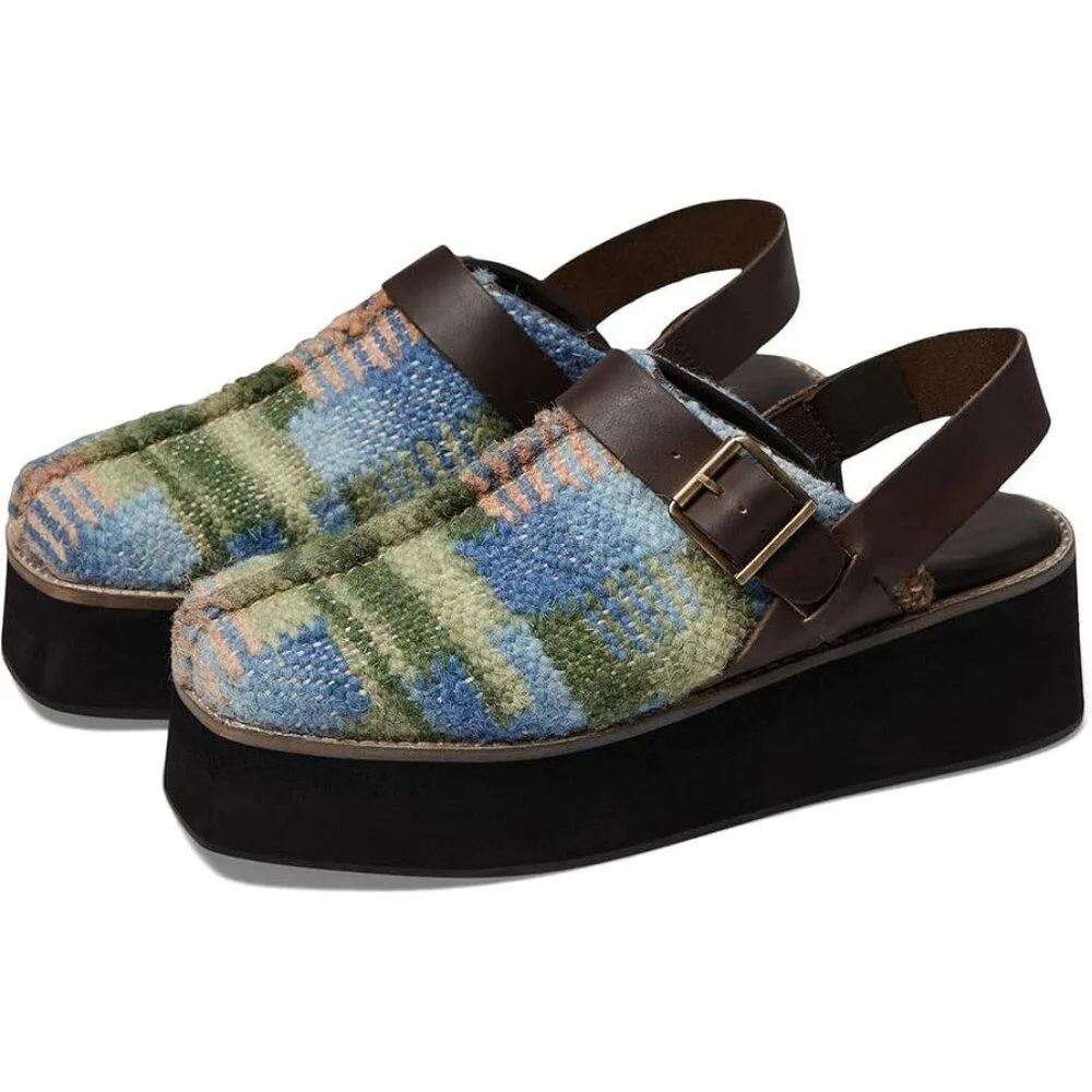 Free People Shoes Astrid Stargazer Mix Platform Mules