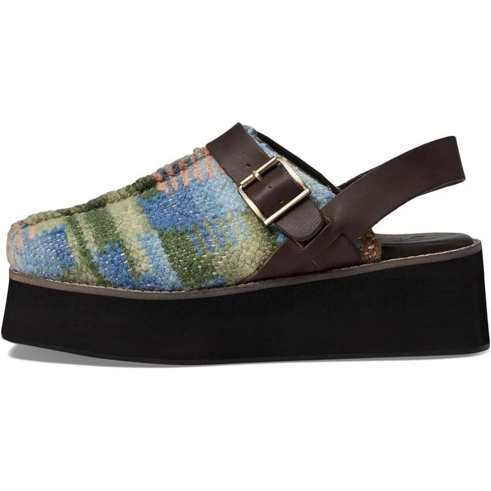 Free People Shoes Astrid Stargazer Mix Platform Mules