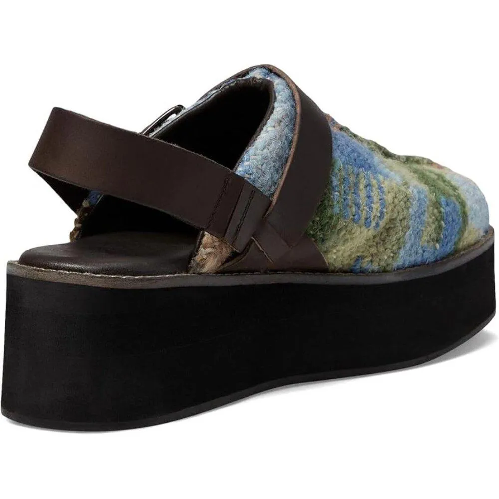 Free People Shoes Astrid Stargazer Mix Platform Mules