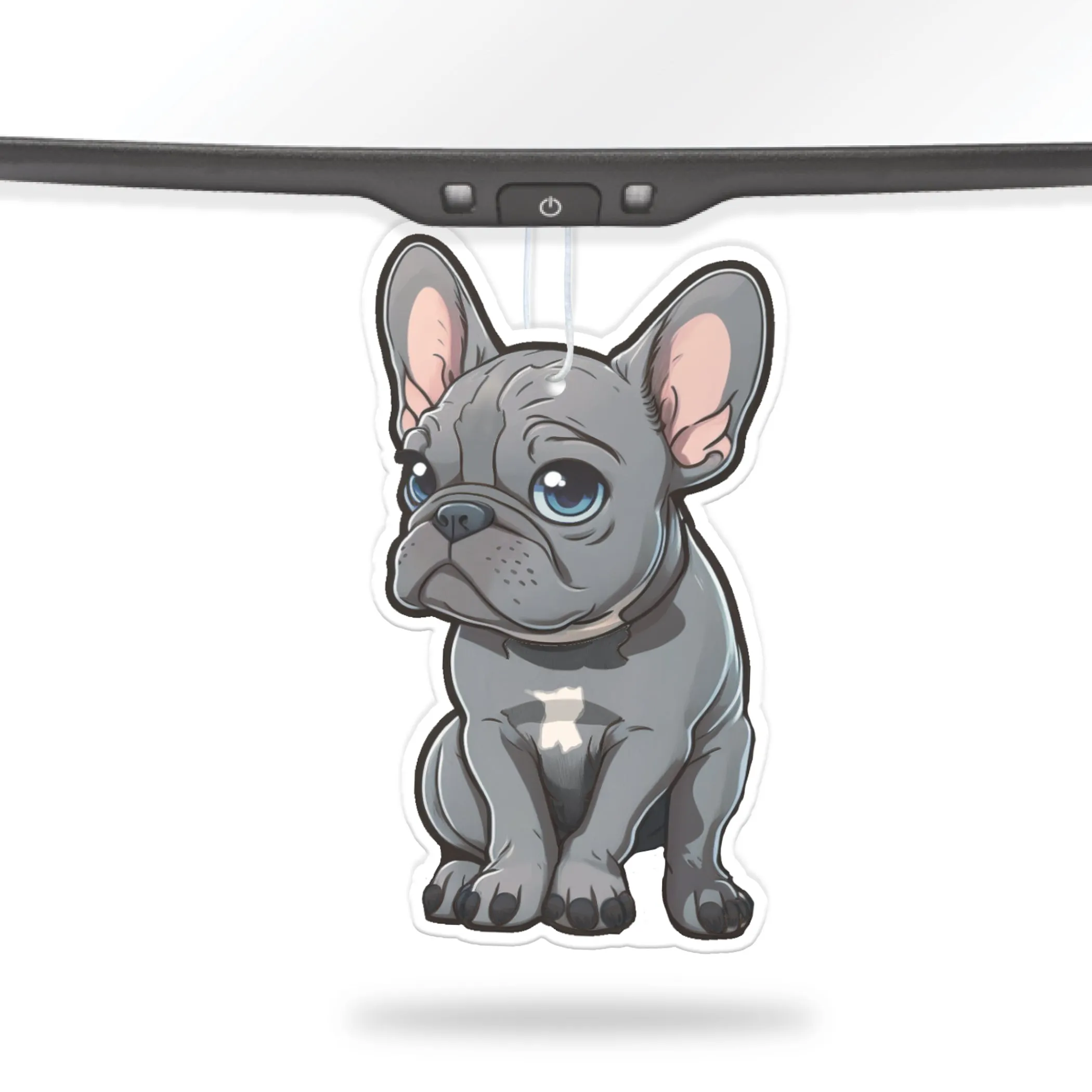 French Bulldog Air Freshener   Vinyl Decal