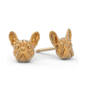 French Bulldog Breed Jewelry Puppy Face Earring Studs