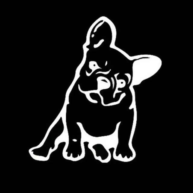 French Bulldog Puppy Vinyl Sticker