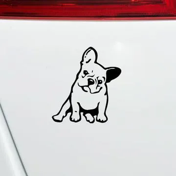 French Bulldog Puppy Vinyl Sticker