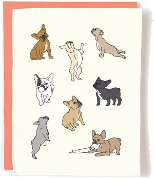 French Bulldog Stationery Card