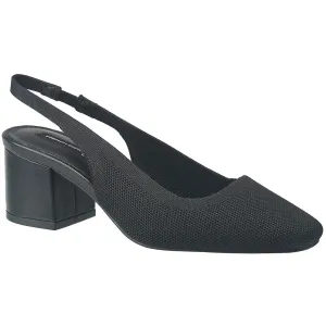 French Connection Womens Ghana Stretch Knit Slingback Heels