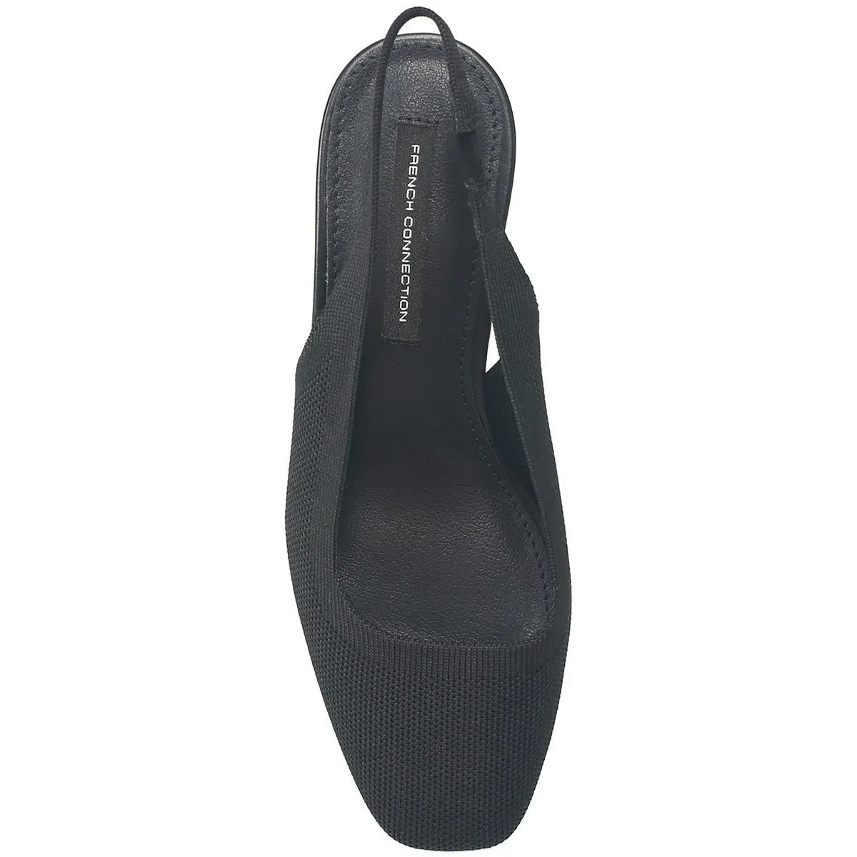 French Connection Womens Ghana Stretch Knit Slingback Heels