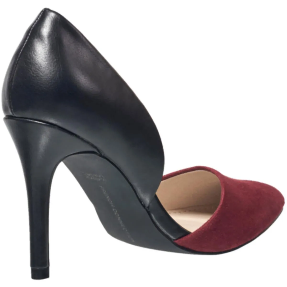 French Connection Womens Padded Insole Leather D'Orsay Heels