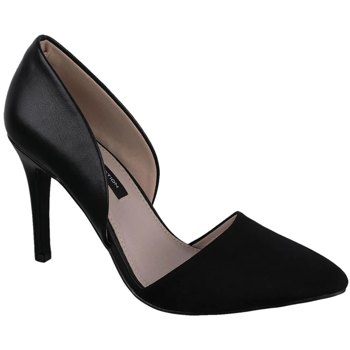 French Connection Womens Padded Insole Leather D'Orsay Heels