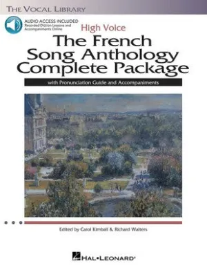 FRENCH SONG ANTHOLOGY COMPLETE PACKAGE HIGH BK/OLA