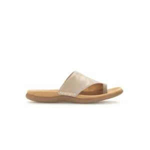Gabor Lanzarote 63.700.62 Muschel Metallic Mules