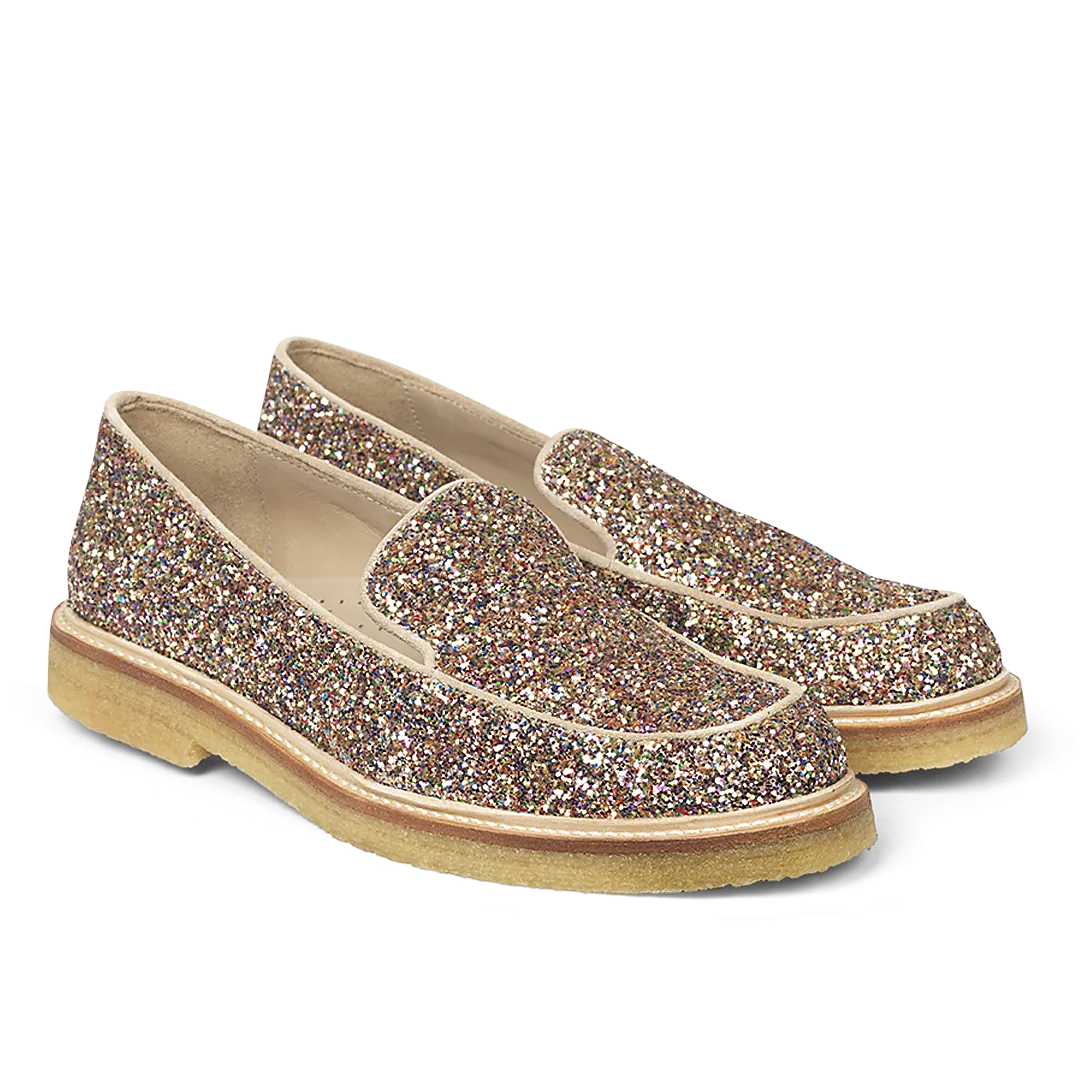Glitzer-Loafer