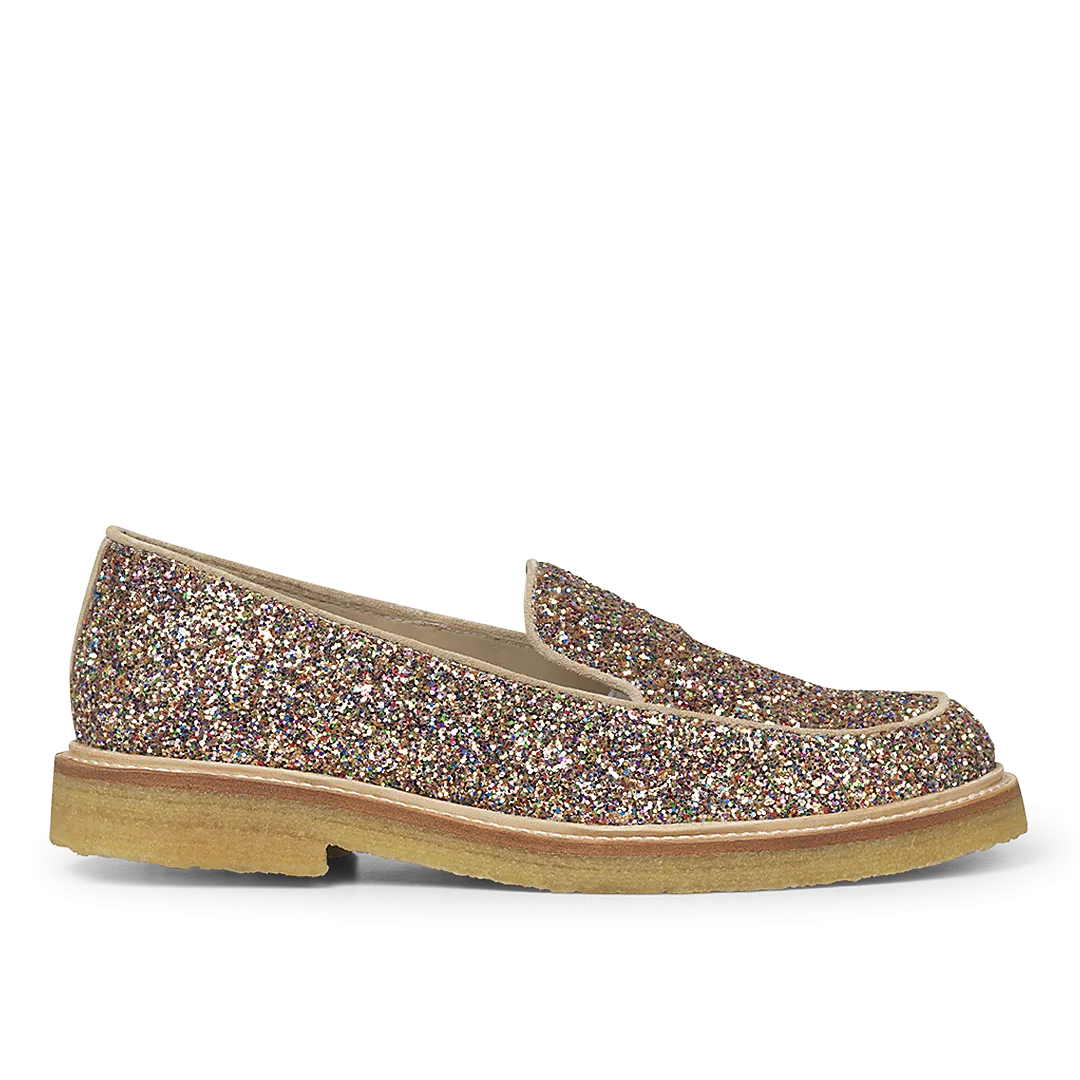 Glitzer-Loafer