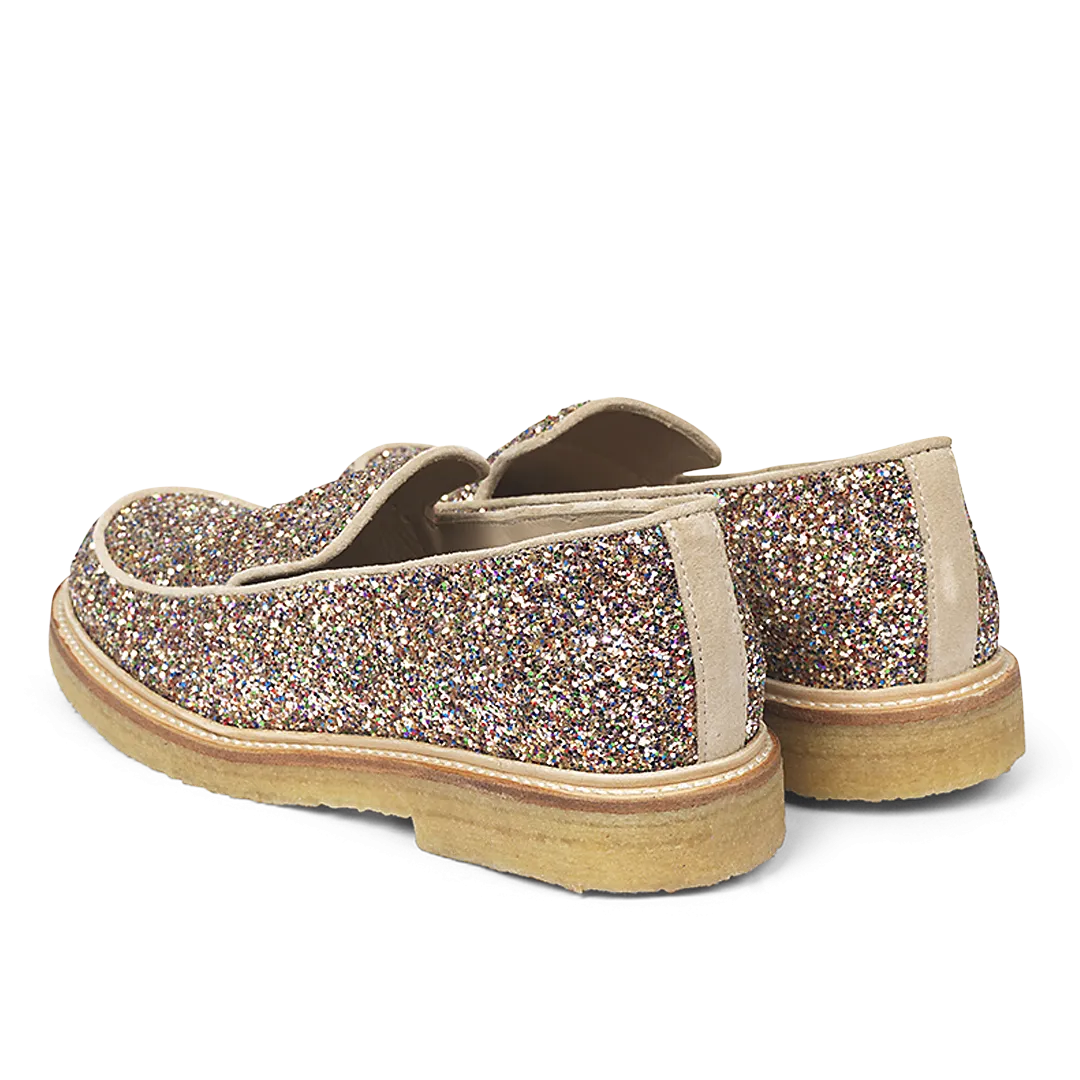 Glitzer-Loafer
