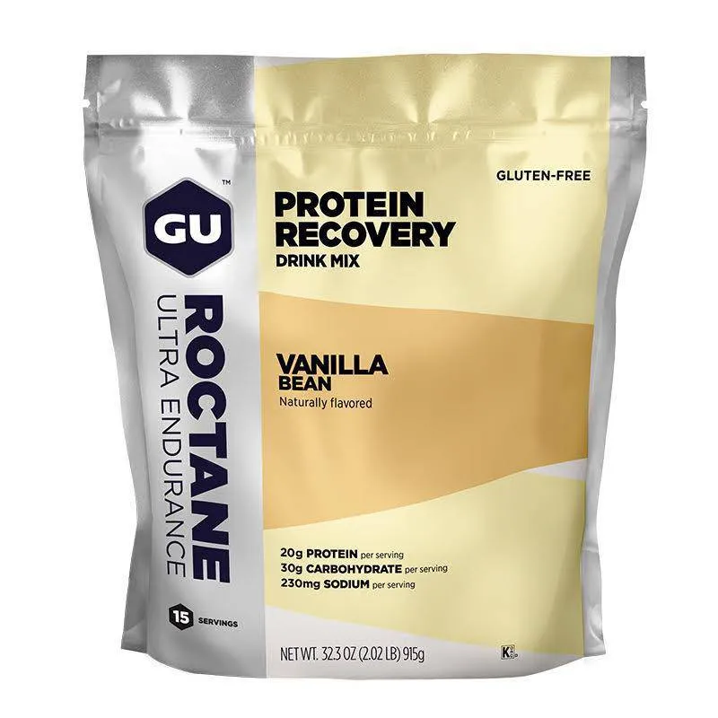 GU Energy Roctane Protein Recovery Drink Mix, Vanilla Bean