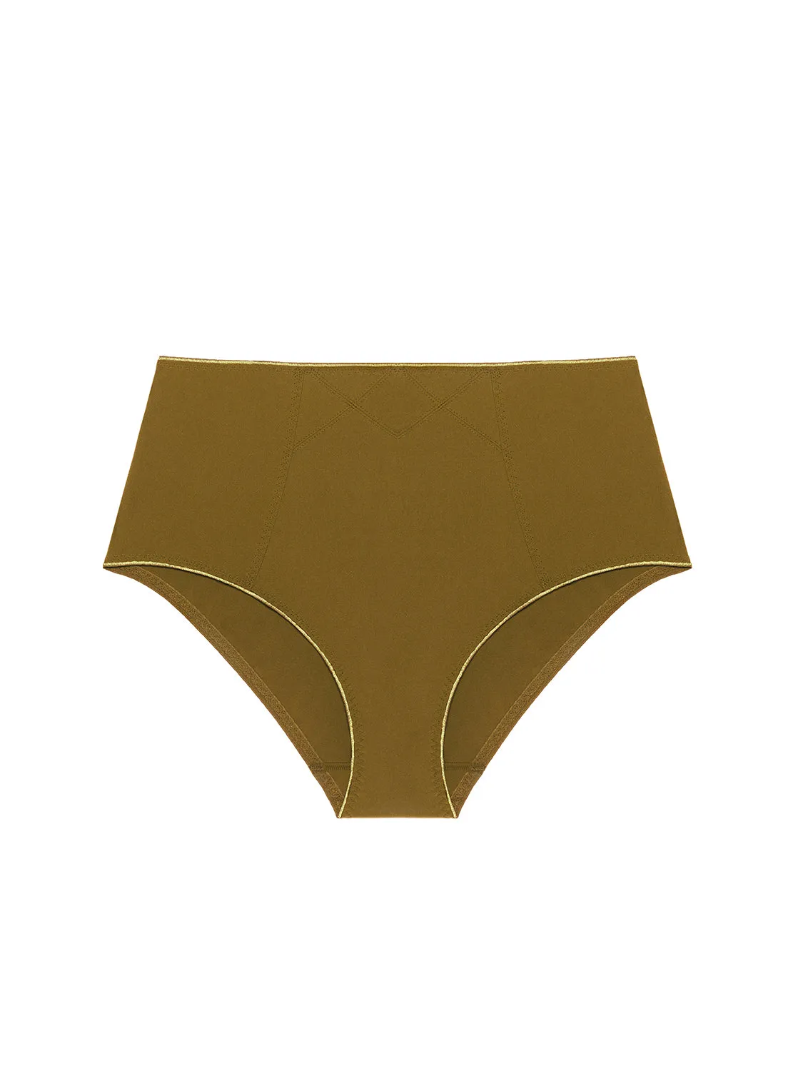 High-waist brief - Bronze