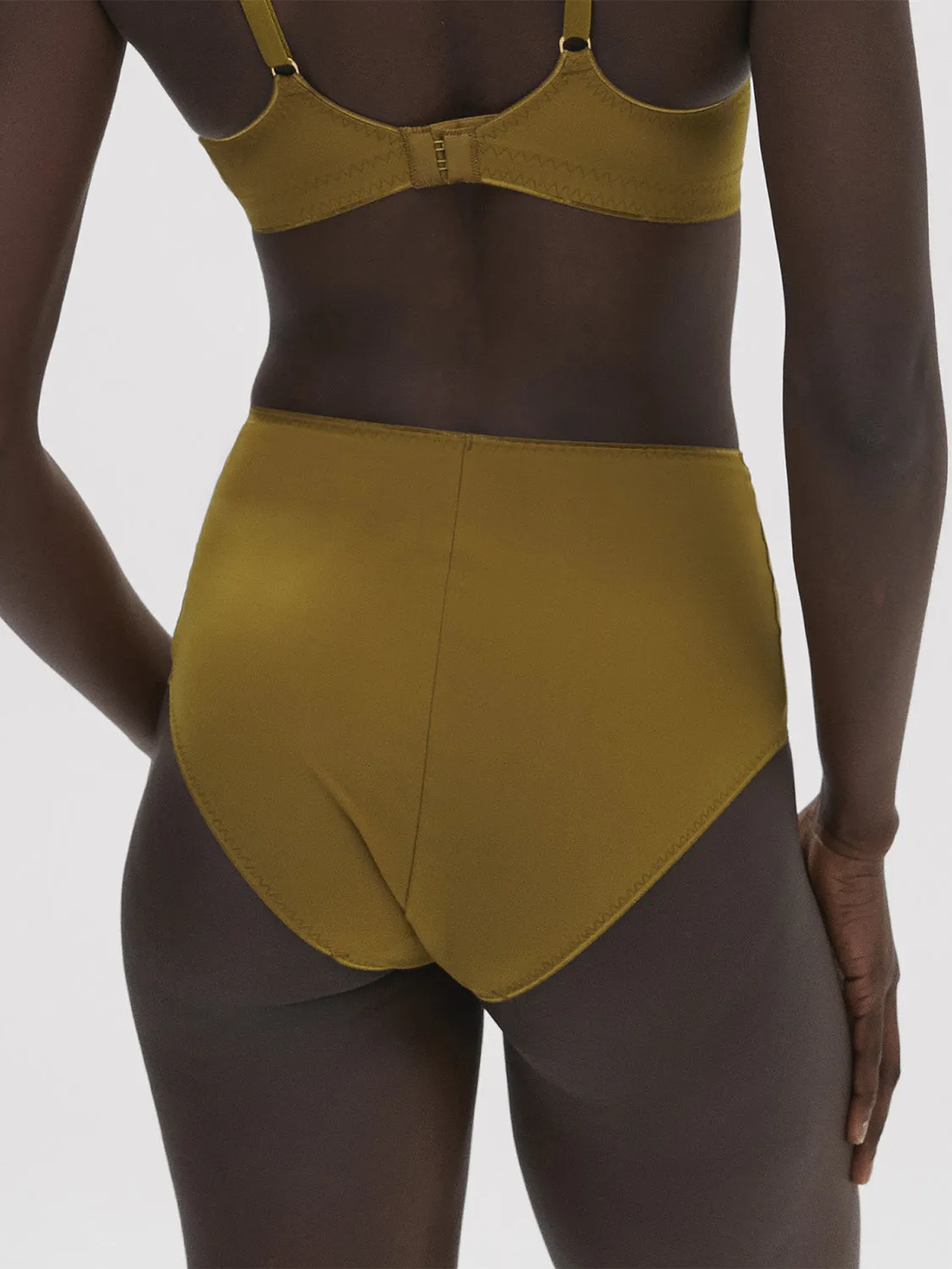 High-waist brief - Bronze