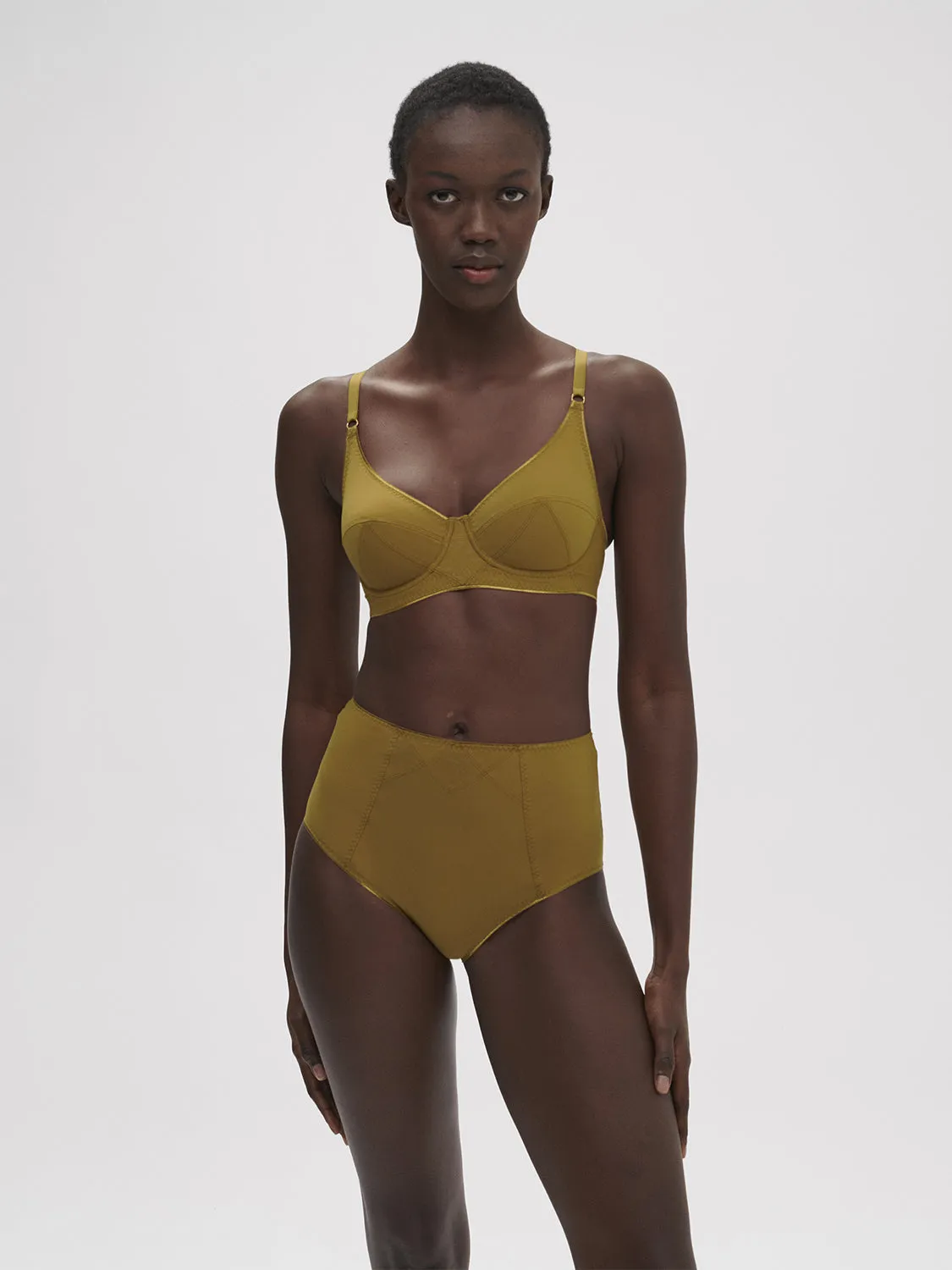 High-waist brief - Bronze