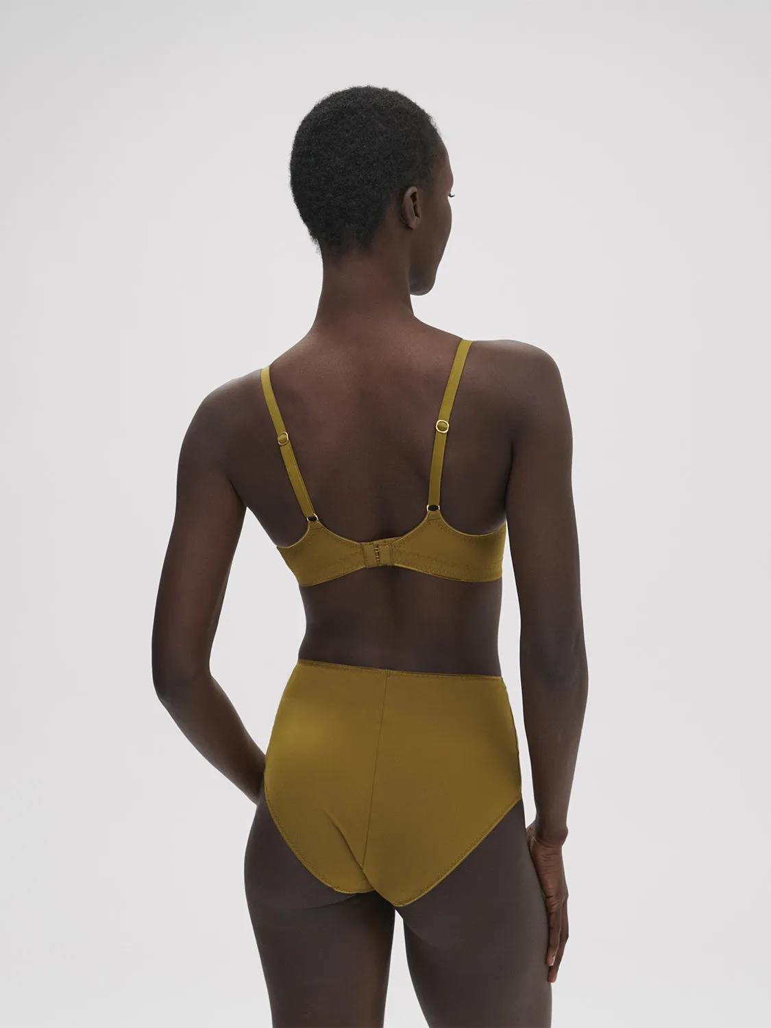 High-waist brief - Bronze