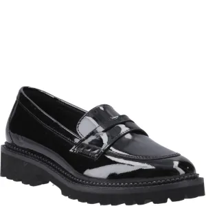 Hush Puppies Grazia Loafer Patent Junior School Shoes
