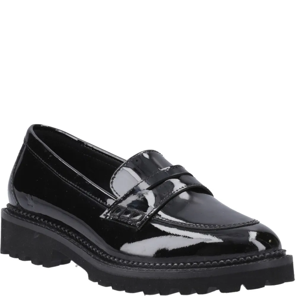 Hush Puppies Grazia Loafer Patent Junior School Shoes