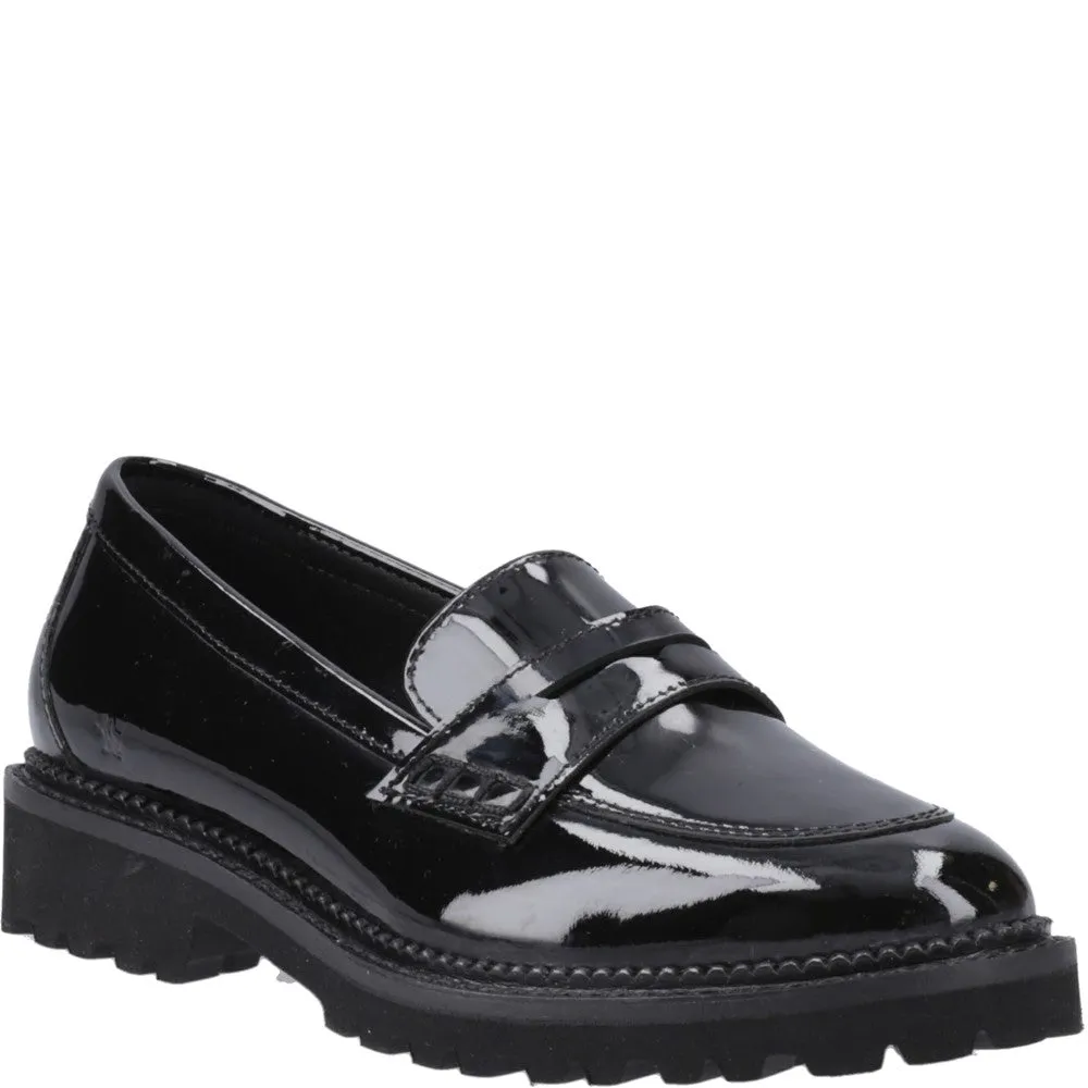 Hush Puppies Grazia Loafer Patent Senior School Shoes