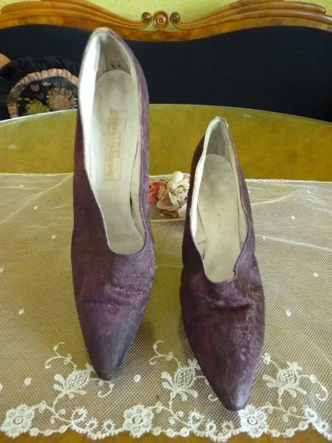 JONES, PETTERSON & NEWHALL Co. Lamé Evening Pumps, ca. 1910