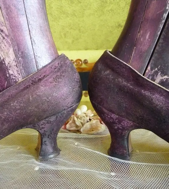 JONES, PETTERSON & NEWHALL Co. Lamé Evening Pumps, ca. 1910