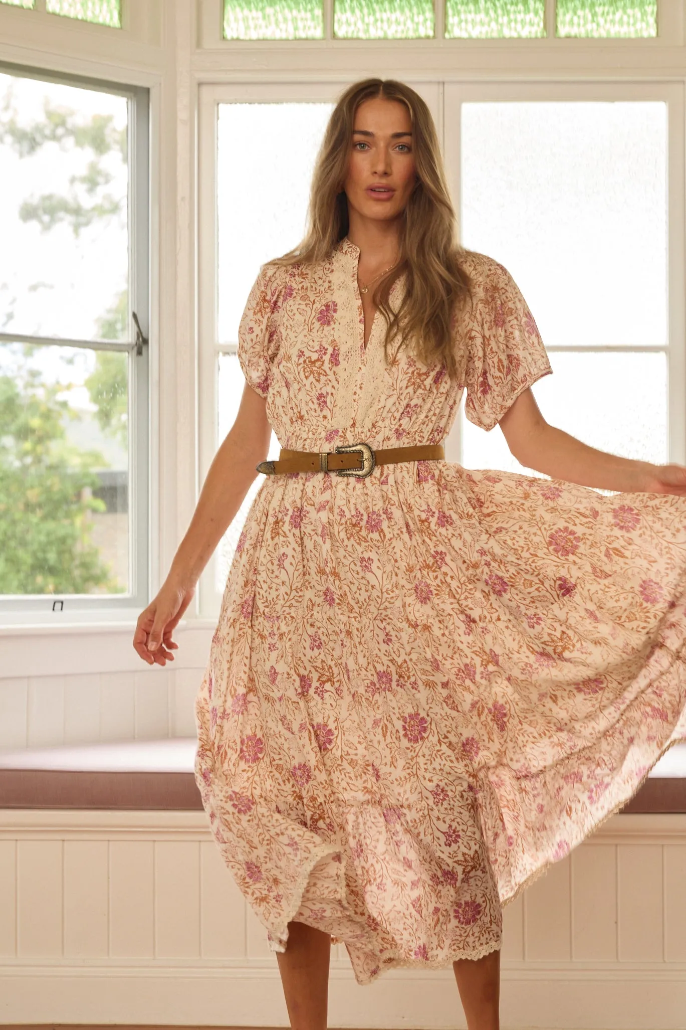 Juliette Maxi Meander Print