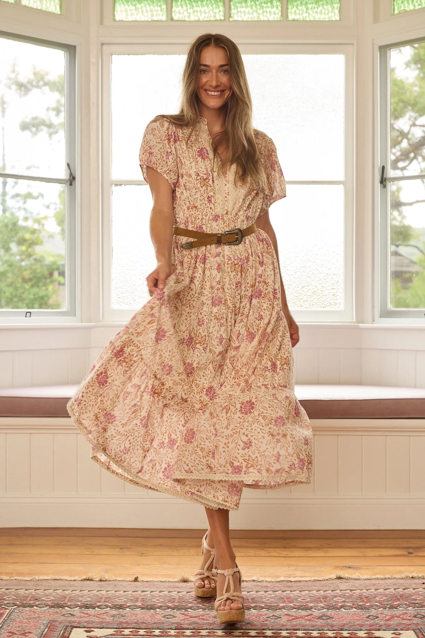 Juliette Maxi Meander Print