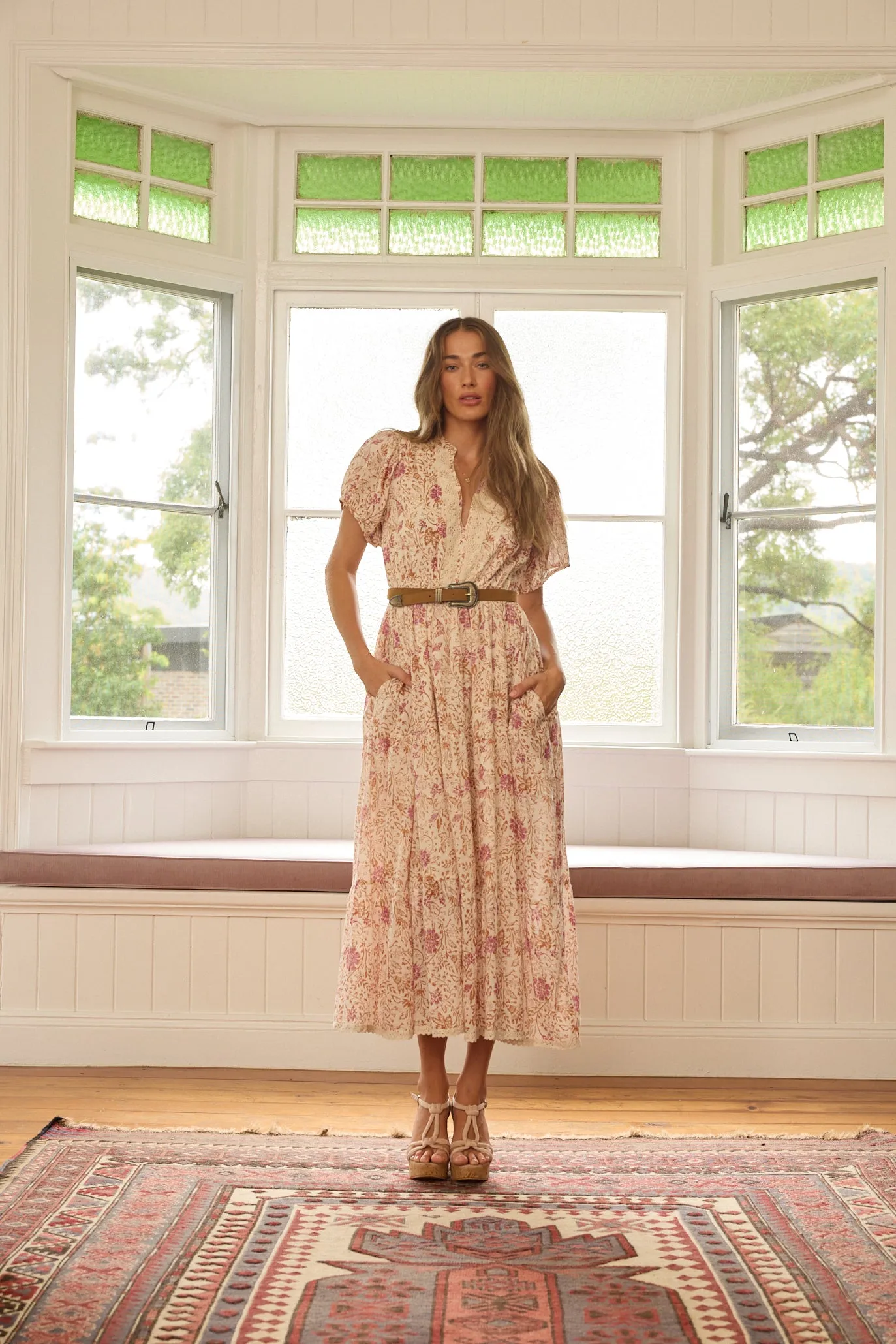Juliette Maxi Meander Print