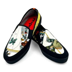 KACHINA KELLY Yellow/Black Sport Loafer