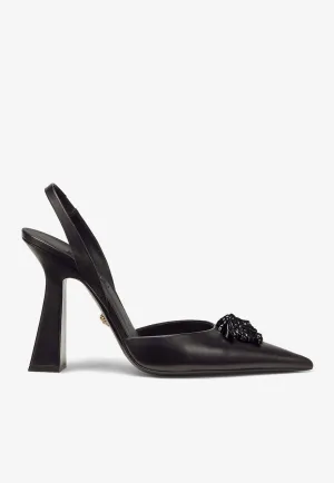 La Medusa 105 Slingback Pumps in Calf Leather