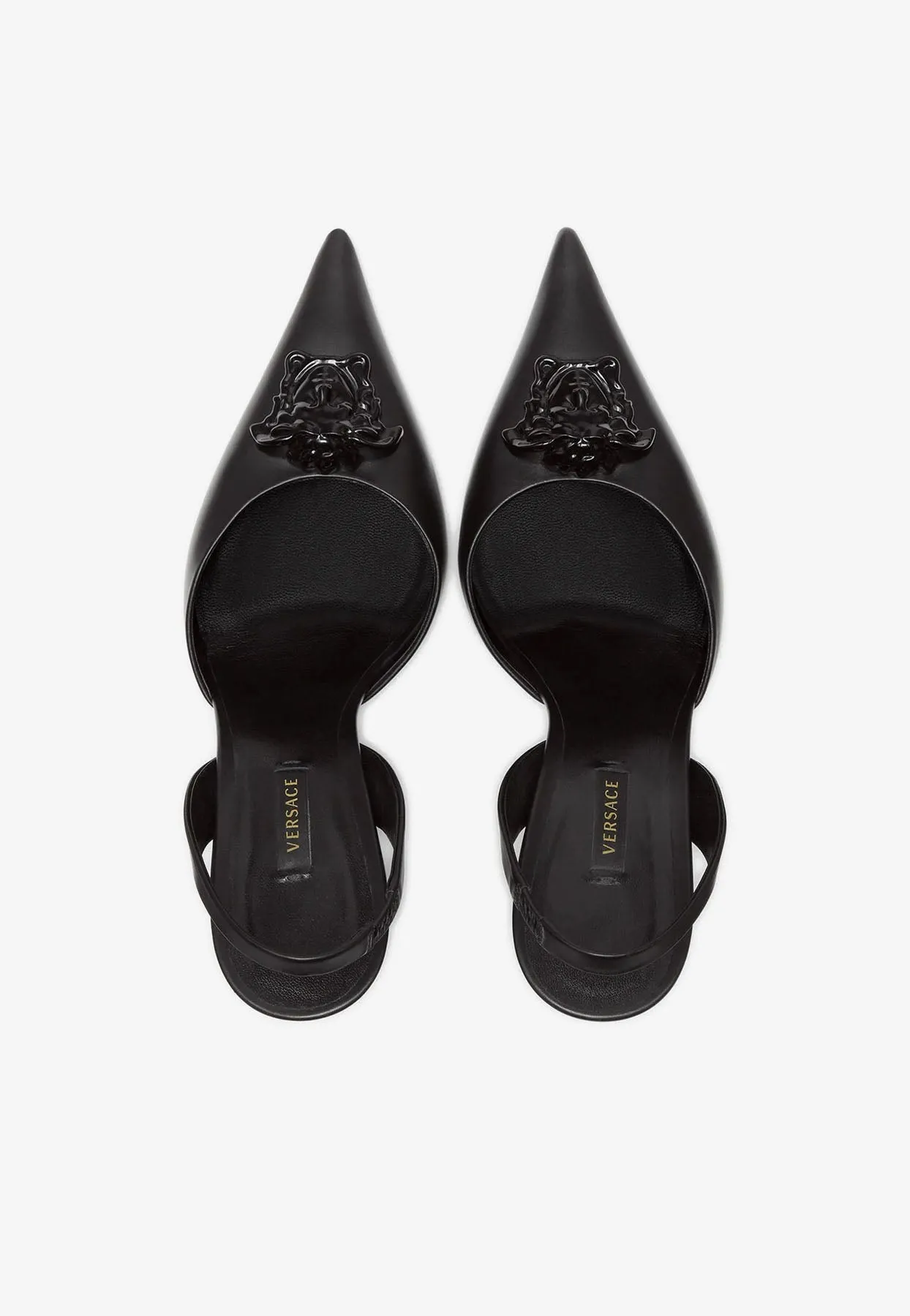 La Medusa 105 Slingback Pumps in Calf Leather