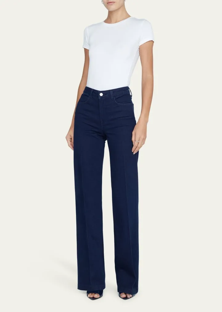 L'AGENCE - Clayton High Rise Wide Leg Jean - Palomino