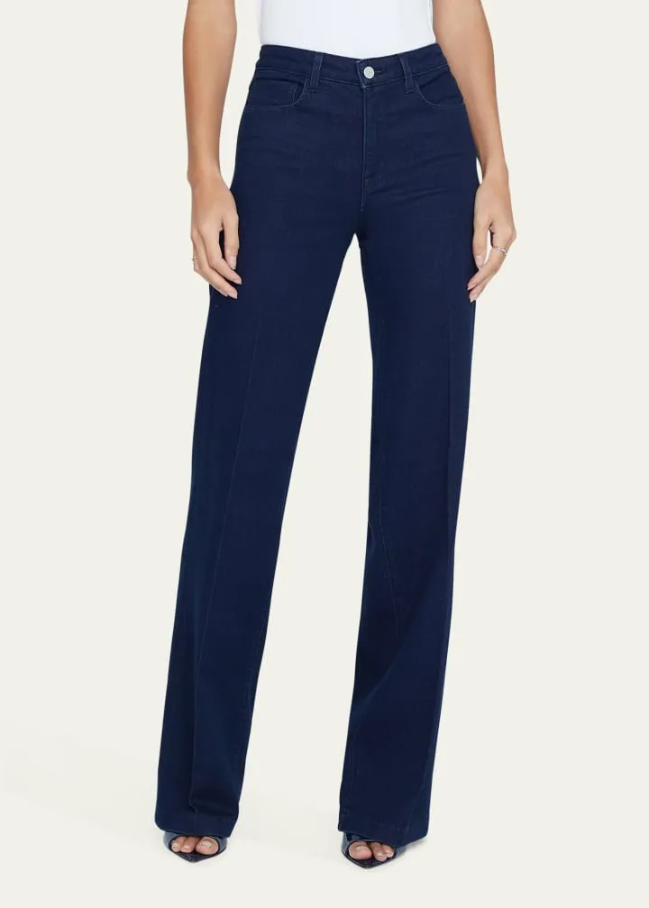 L'AGENCE - Clayton High Rise Wide Leg Jean - Palomino