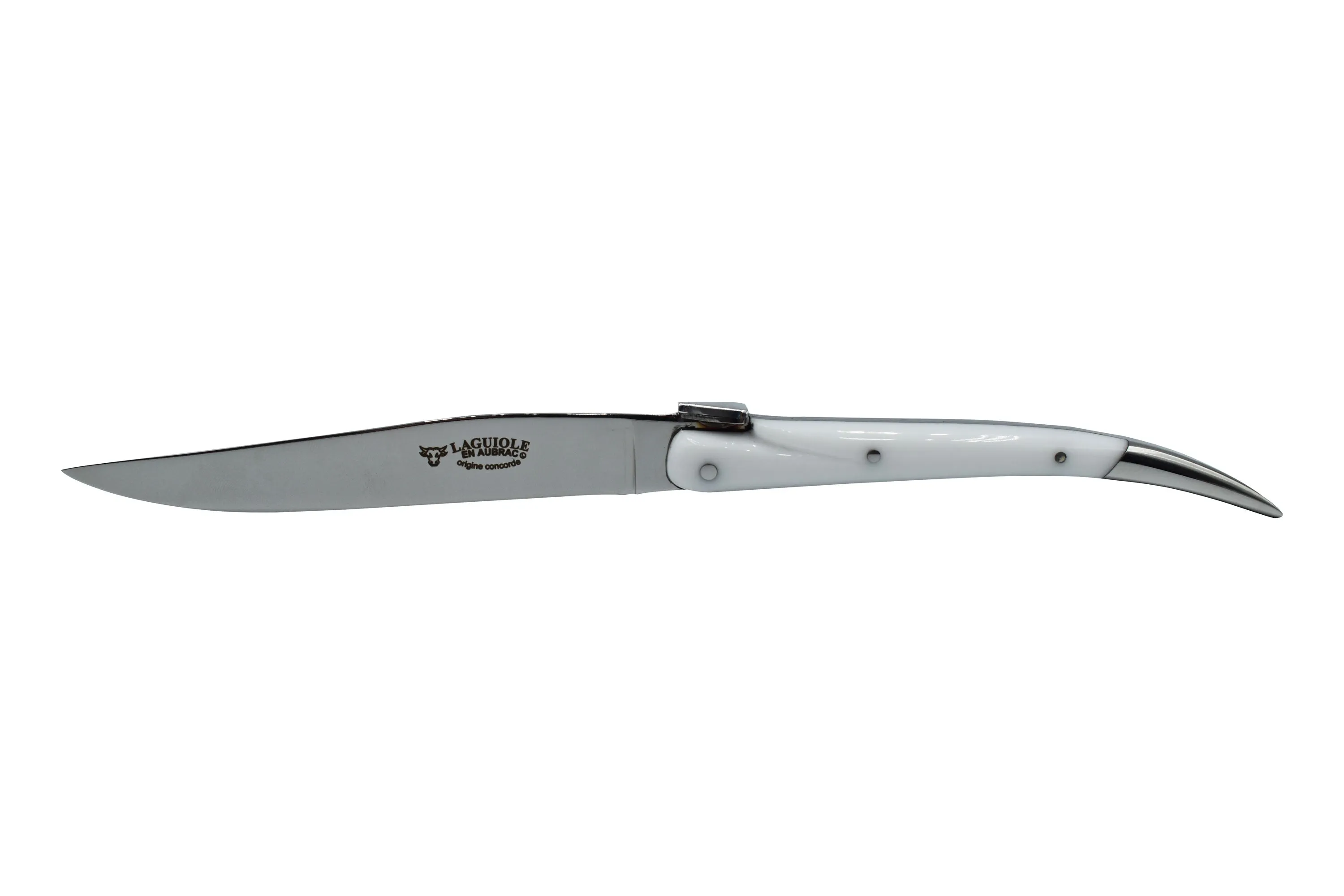 Laguiole en Aubrac Handcrafted Fully Forged Original Concorde 6-Piece Steak Knife Set
