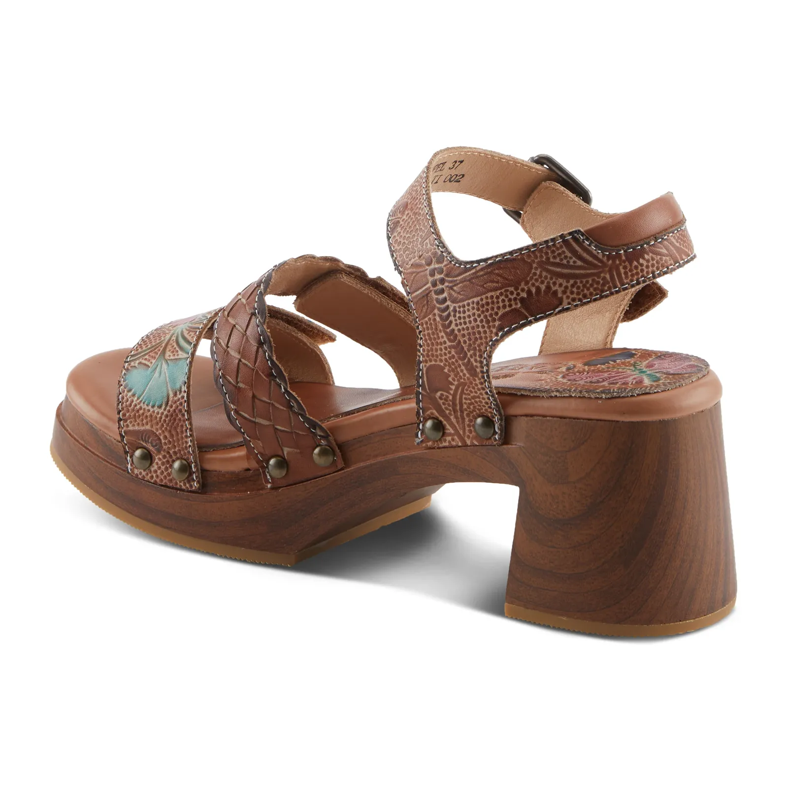 L'Artiste Retropel Wedge Sandal (Women) - Brown Multi