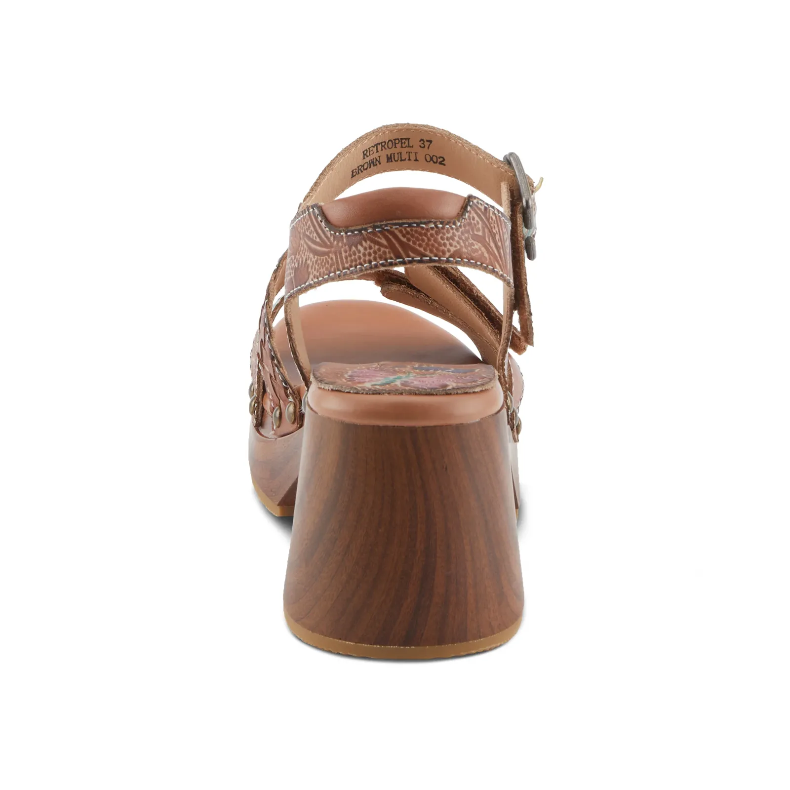 L'Artiste Retropel Wedge Sandal (Women) - Brown Multi