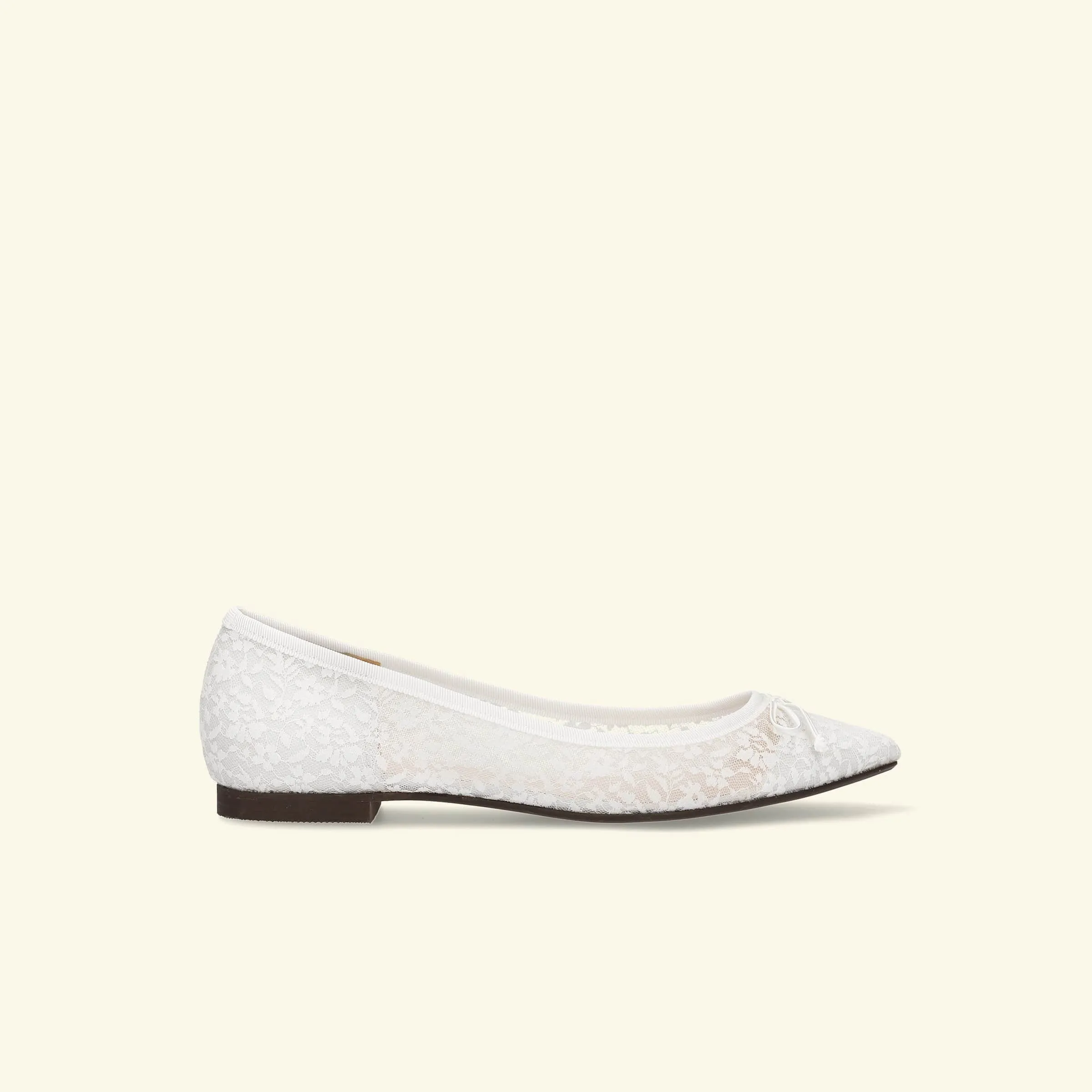 Last One 30% OFF: Tulle Lace Ballet Shoes (4751) White LC