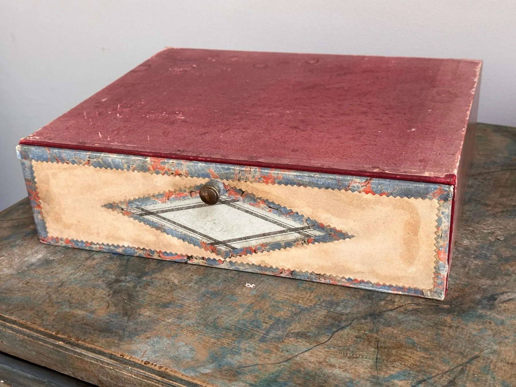 Late 19th Century French Cardboard File Boxes