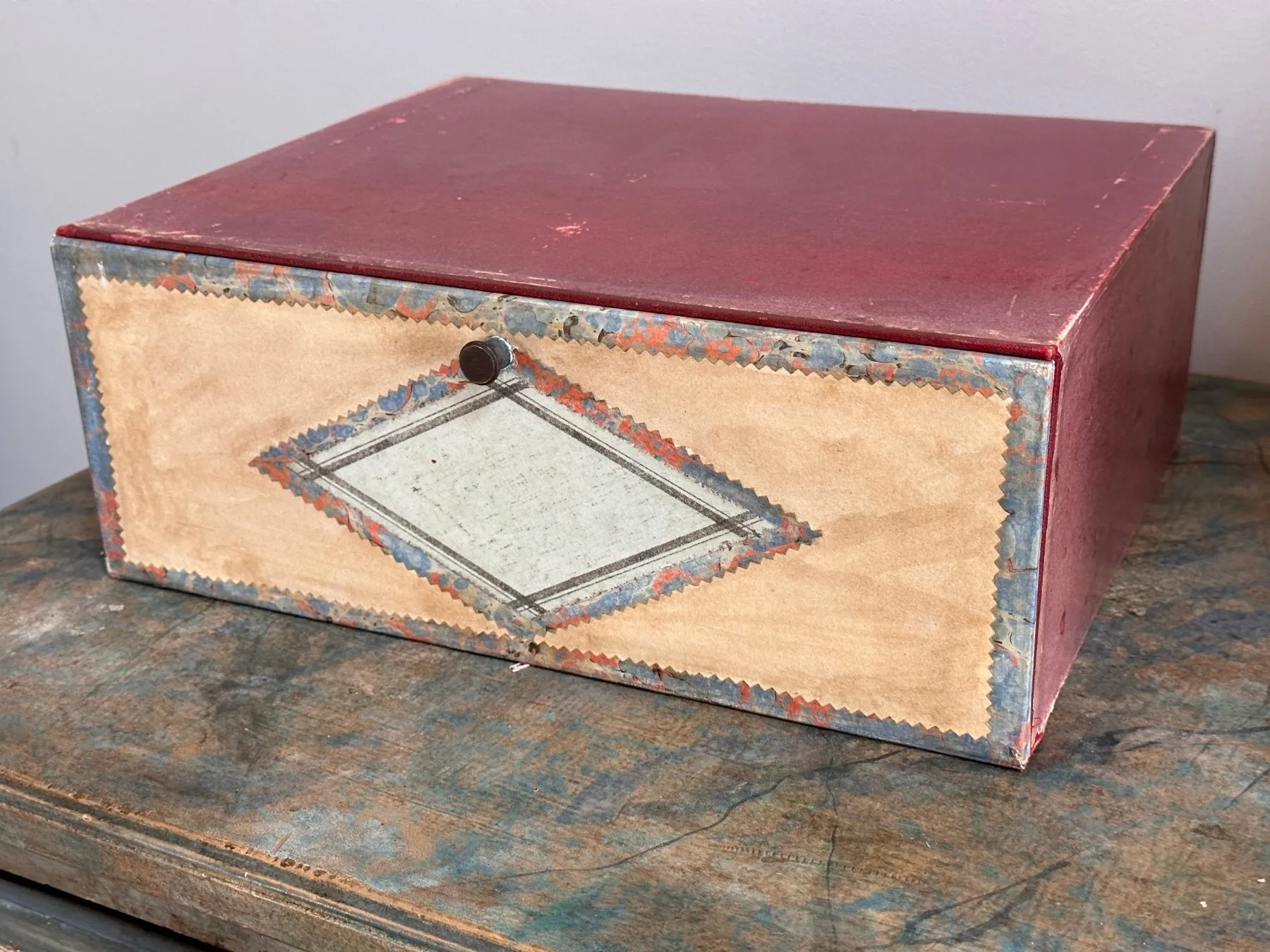 Late 19th Century French Cardboard File Boxes