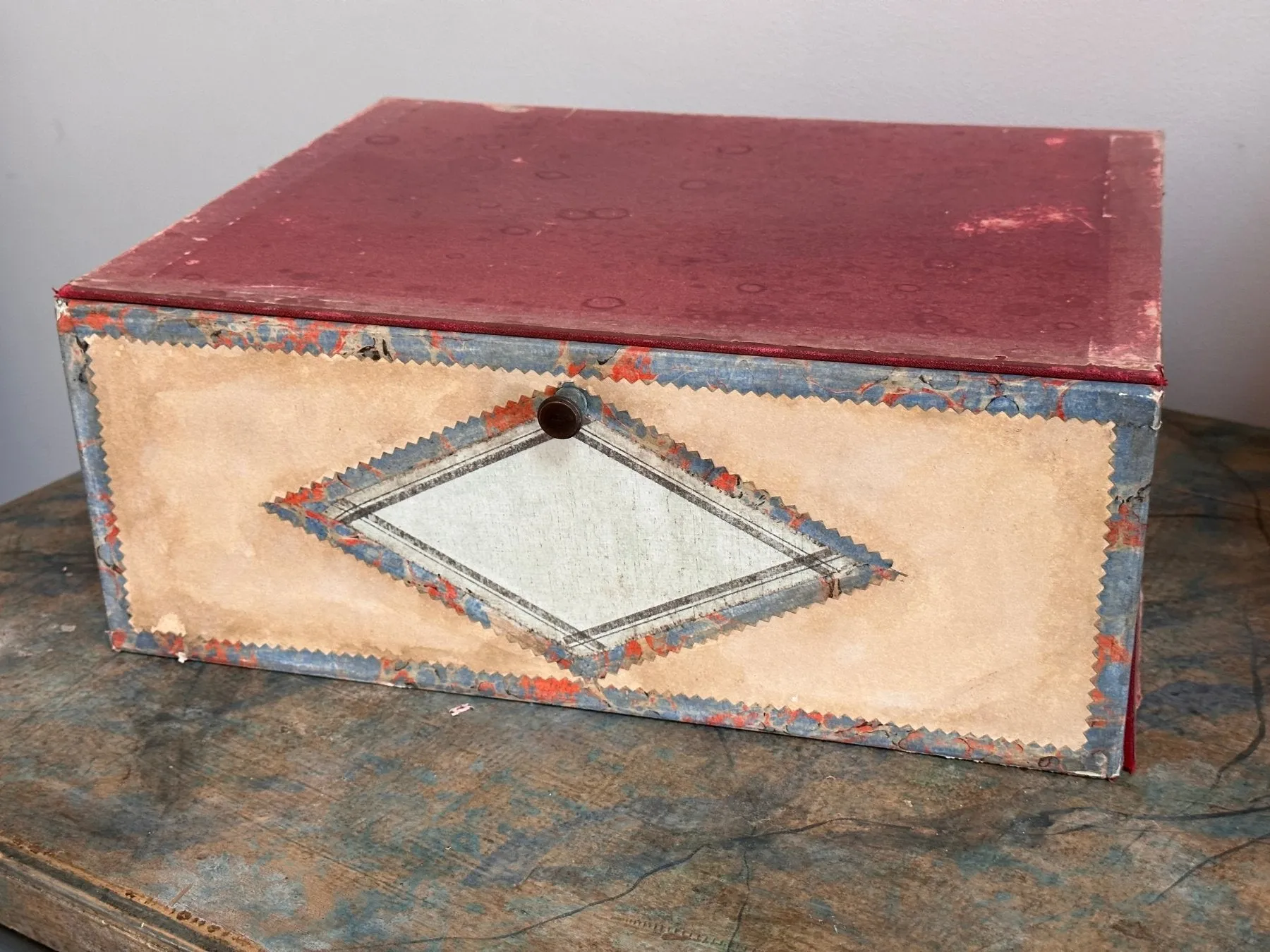 Late 19th Century French Cardboard File Boxes